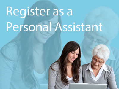 Register as a Personal Assistant