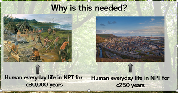 Marcos Oliveira photo showing human life in NPT for 30,000 years and 250 years