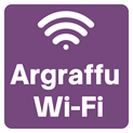 Logo Argraffu Wi-fi