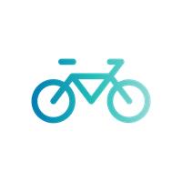 Logo for free cycle stands