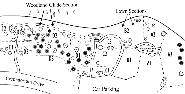Plan of Garden of Remembrance
