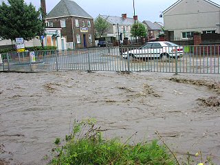 Flood in Pontardulais