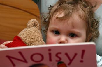 BookStart - little girl reading