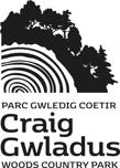 Craig Gwladus Woods Country Park logo