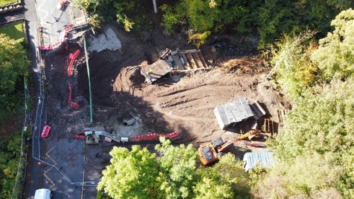 18 October 2022 - Update on the culvert replacement at Castle Drive, Cimla