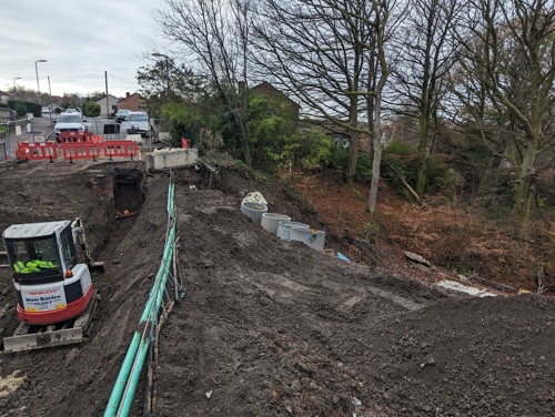 19 December 2022 - Update on the culvert replacement at Castle Drive, Cimla