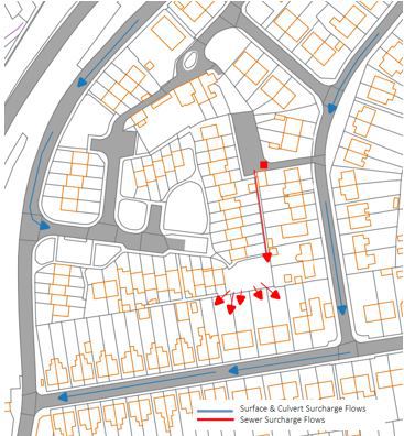 Figure 9 – DCWW sewer flooding