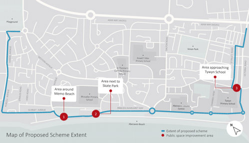 Map of proposed scheme extent