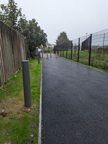 Southdown Road ar ol y gwaith
